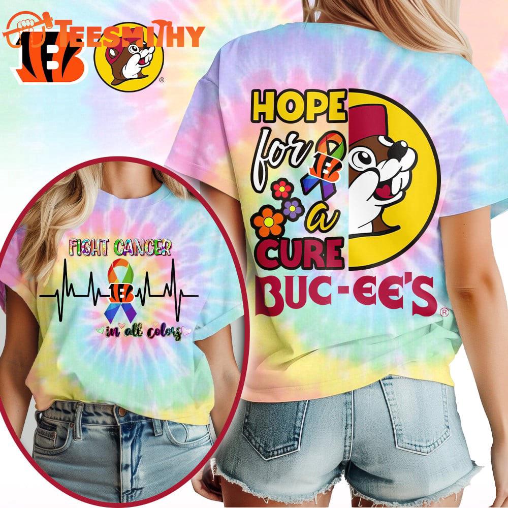 Cincinnati Bengals 2025 NFL Buc-ee's Cancer Awareness All Over Printed Shirt Cincinnati Bengals 2025 NFL Buc-ee's Cancer Awareness All Over Printed Shirt