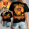 Cleveland Browns 2025 NFL Halloween Witch Unisex 3D Shirt