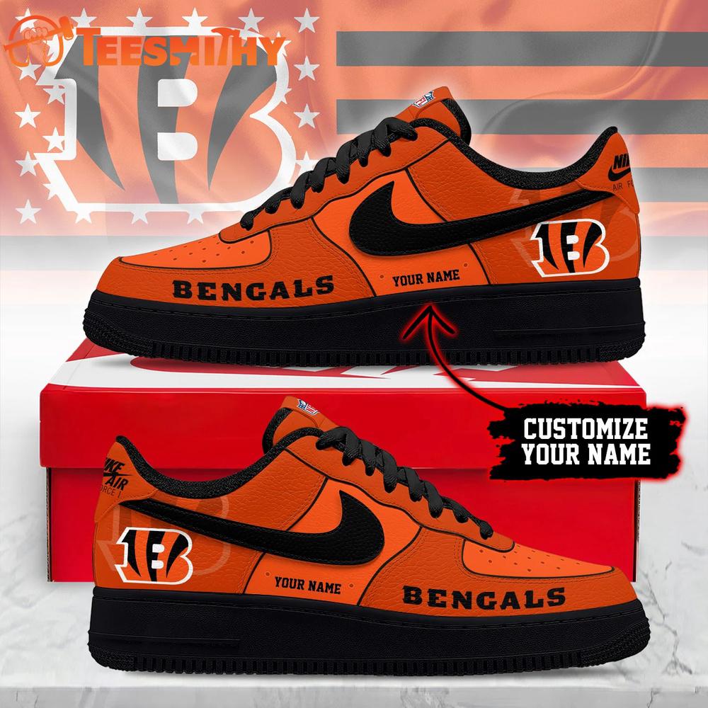 Cincinnati Bengals 2026 NFL Custom Air Force 1 Shoes Sneaker