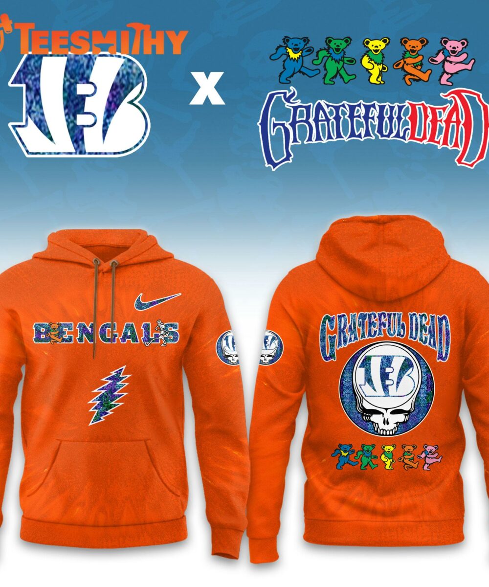 Cincinnati Bengals 2026 NFL Grateful Dead Limited Hoodie Shirt 2