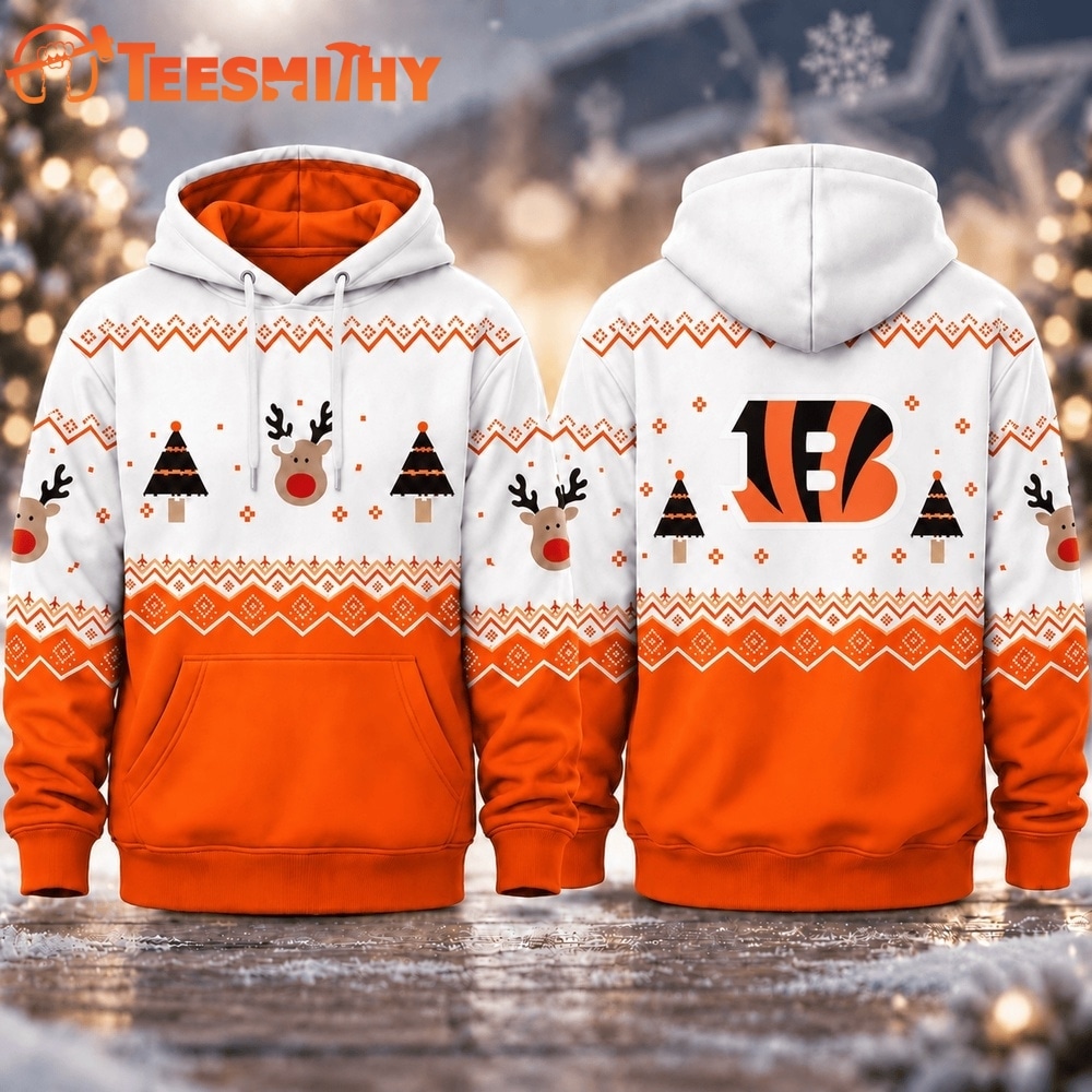 Cincinnati Bengals NFL Christmas Game Day Hoodie Shirt