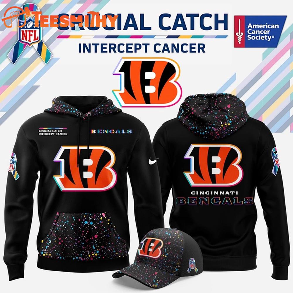 Cincinnati Bengals NFL Crucial Catch 2025 Limited Edition Hoodie Shirt Cincinnati Bengals NFL Crucial Catch 2025 Limited Edition Hoodie Shirt