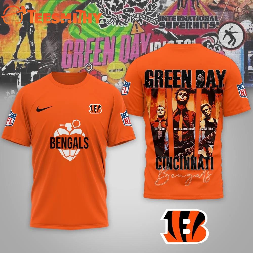 Cincinnati Bengals NFL Green Day x Super Bowl LX Special Edition 3D Shirt