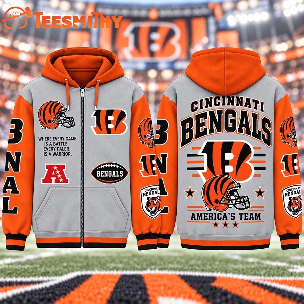 Cincinnati Bengals NFL Gridiron Heritage Zip Hoodie