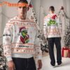 Cleveland Browns NFL Grinch Santa Hats Ugly Christmas Sweater