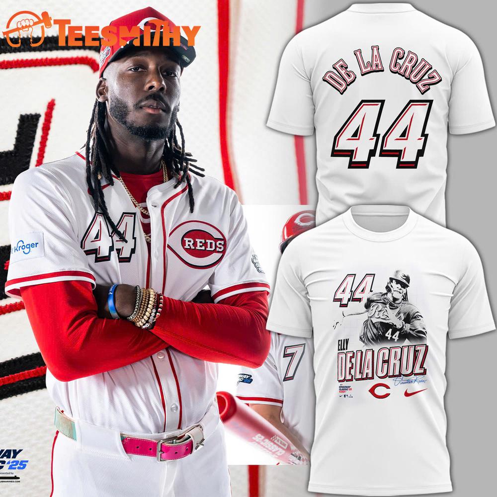 Cincinnati Reds Elly De La Cruz 2025 MLB Speedway 3D Shirt