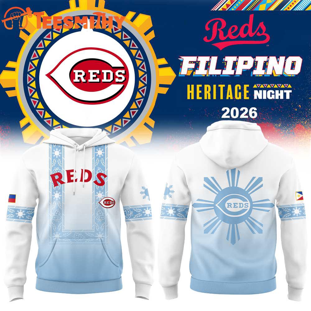 Cincinnati Reds Filipino Heritage Night 2026 Hoodie Shirt