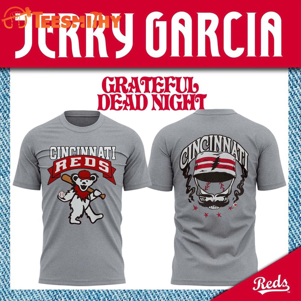 Cincinnati Reds Grateful Dead Night T Shirt