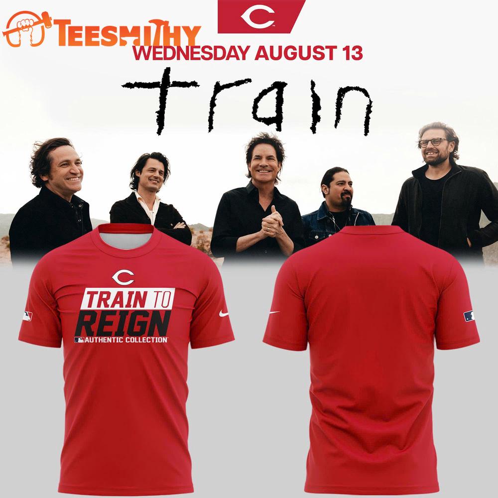 Cincinnati Reds Train to Reign 2025 T Shirt