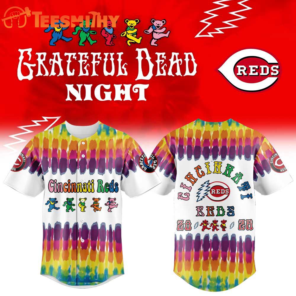 Cincinnati Reds x Grateful Dead Night 2026 Limited Baseball Jersey