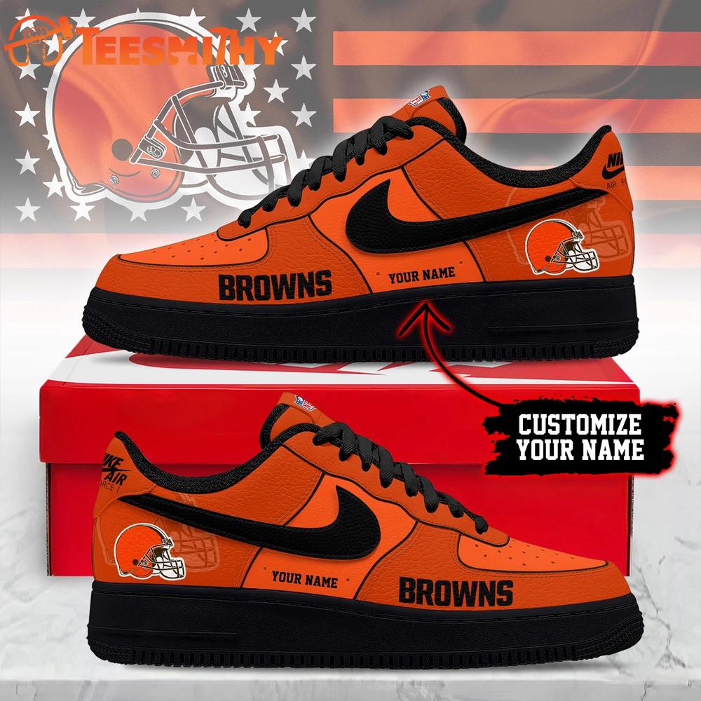 Cleveland Browns 2026 NFL Custom Air Force 1 Shoes Sneaker
