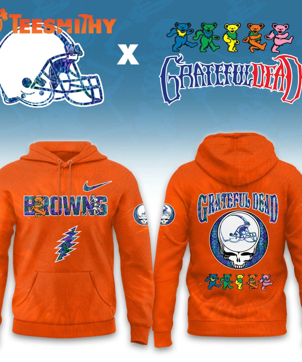 Cleveland Browns 2026 NFL Grateful Dead Limited Hoodie Shirt 2