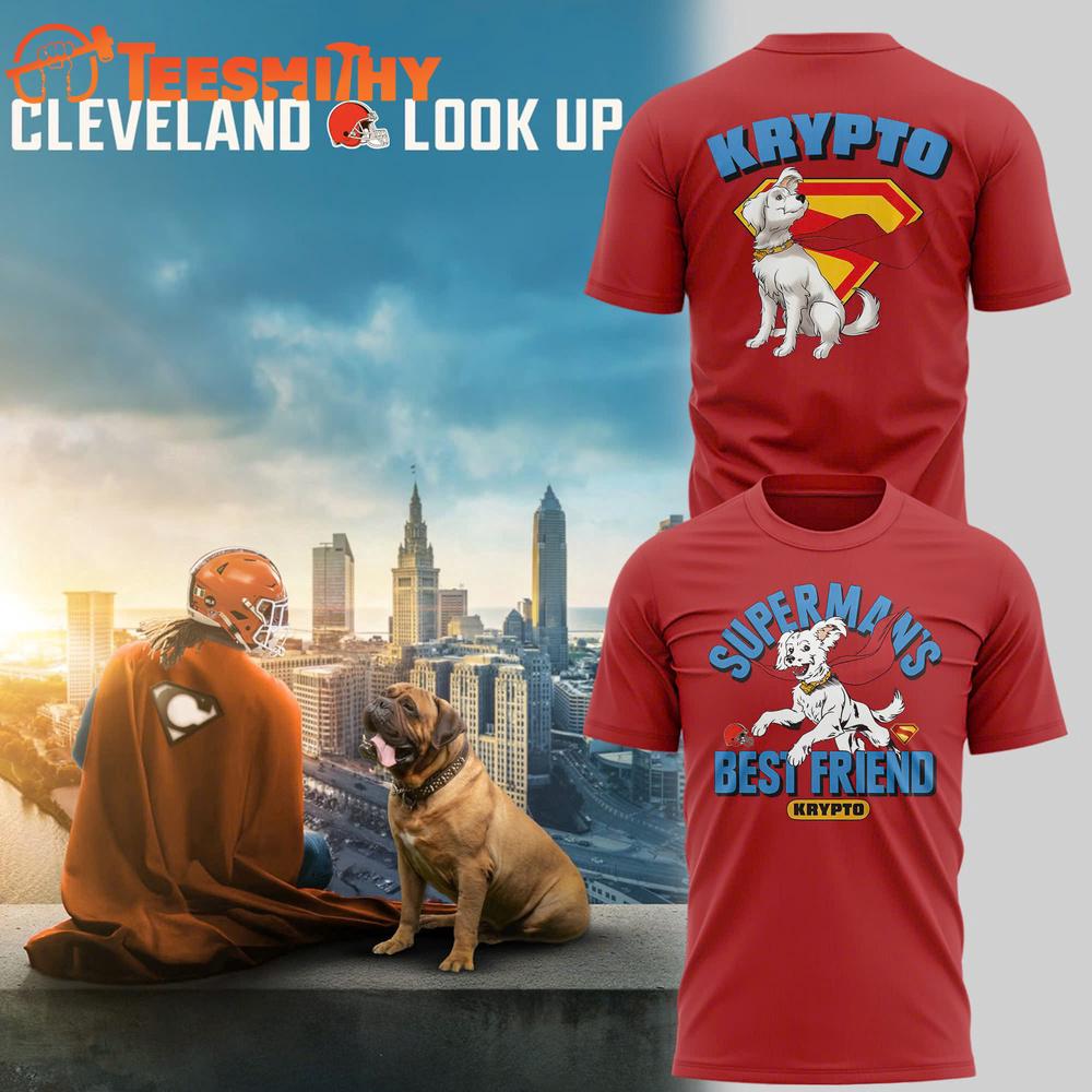Cleveland Browns Krypto Superman Best Friend T Shirt