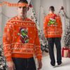 Cleveland Browns NFL Team Color Grinch Ugly Christmas Sweater