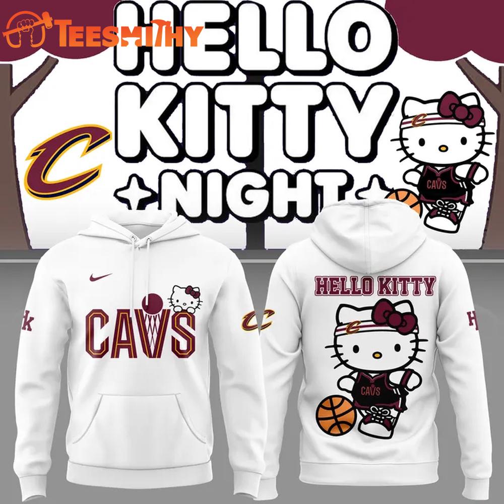 Cleveland Cavaliers x Hello Kitty Special Edition Hoodie Shirt 2025