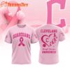 Cleveland Guardians 2025 MLB Pink Breast Cancer Awareness Design 3D Shirt