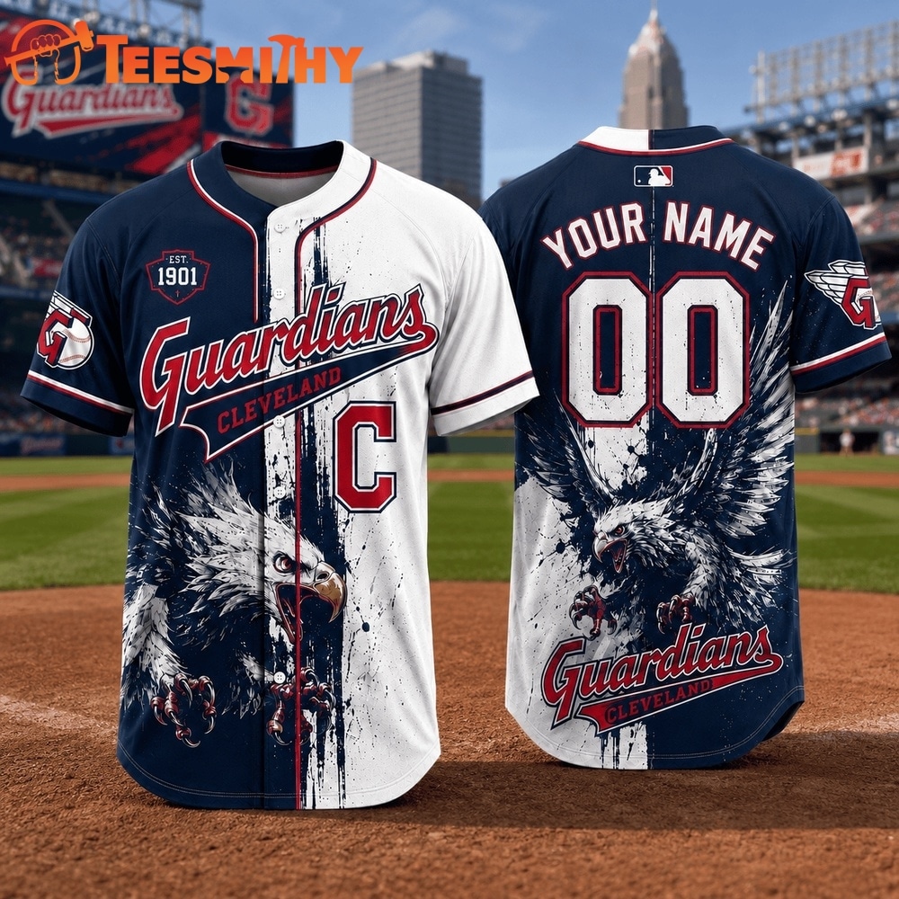 Cleveland Guardians 2026 MLB Eagle America Personalized Baseball Jersey