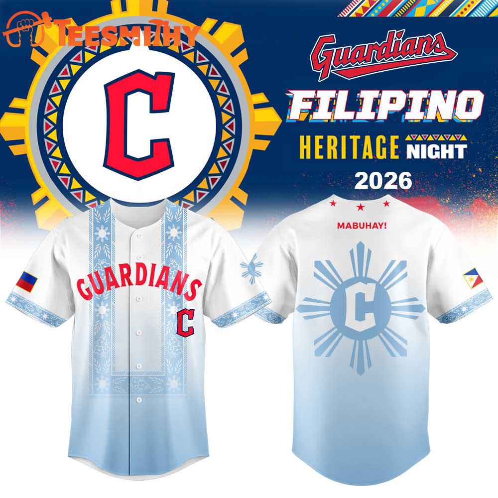 Cleveland Guardians Filipino Heritage Night 2026 Baseball Jersey