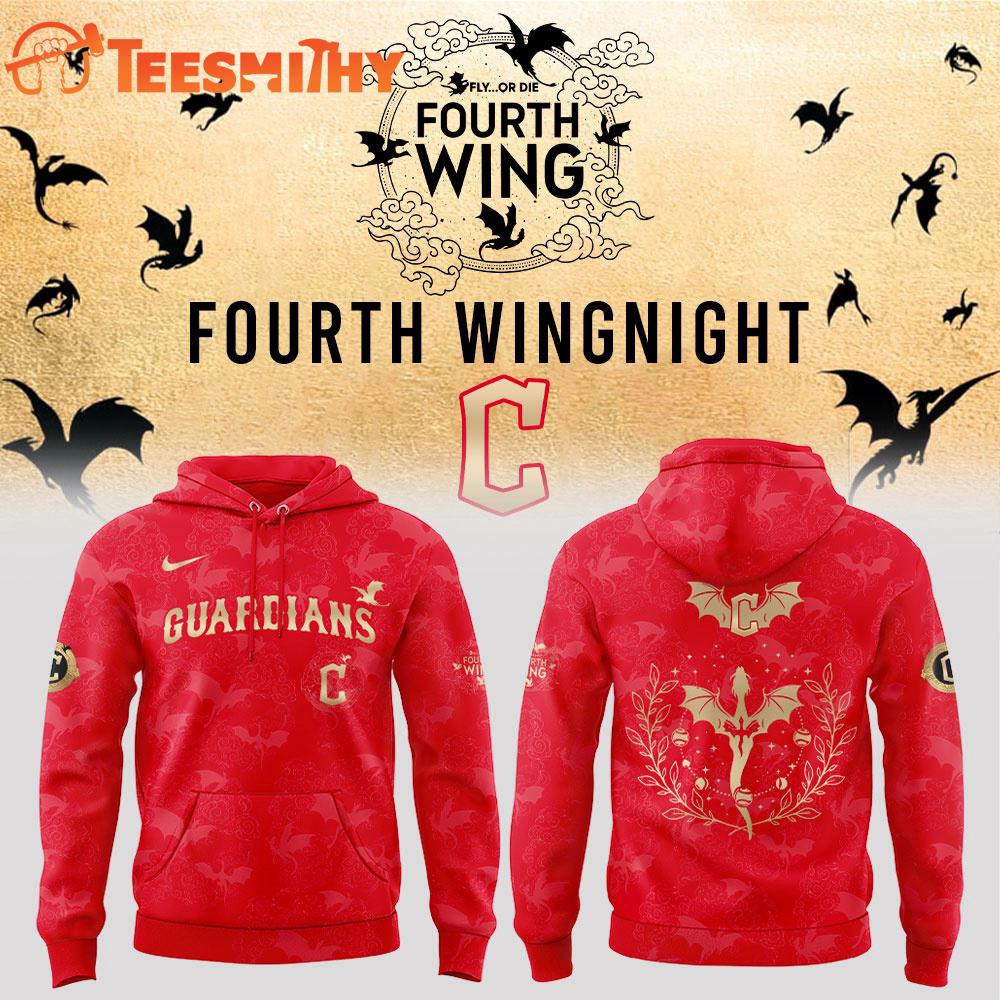 Cleveland Guardians Fourth Wings Night 2026 Red Hoodie Shirt