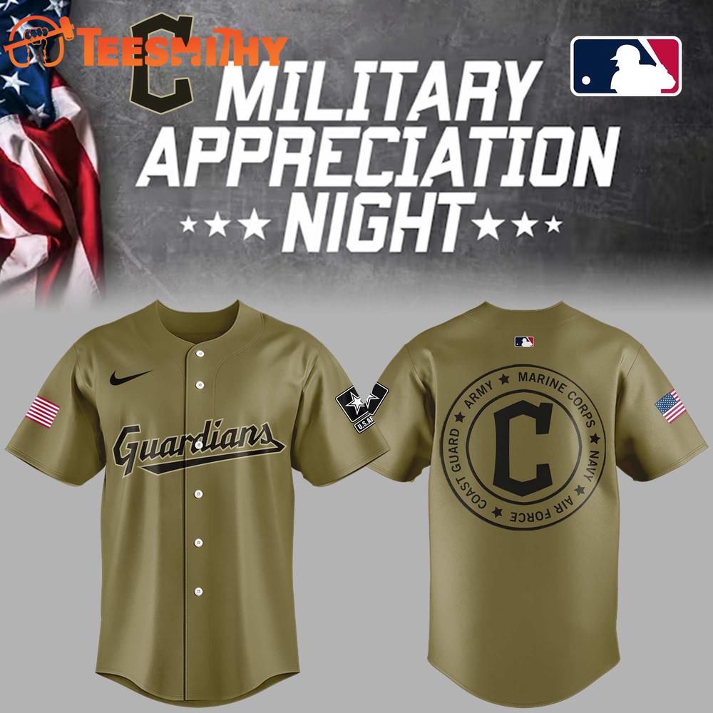 Cleveland Guardians Military Appreciation Night 2025 Jersey Cleveland Guardians Military Appreciation Night 2025 Jersey