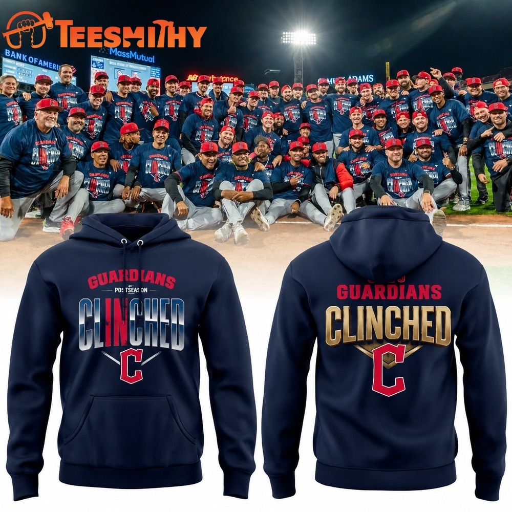 Cleveland Guardians Postseason Clinched 2026 Hoodie