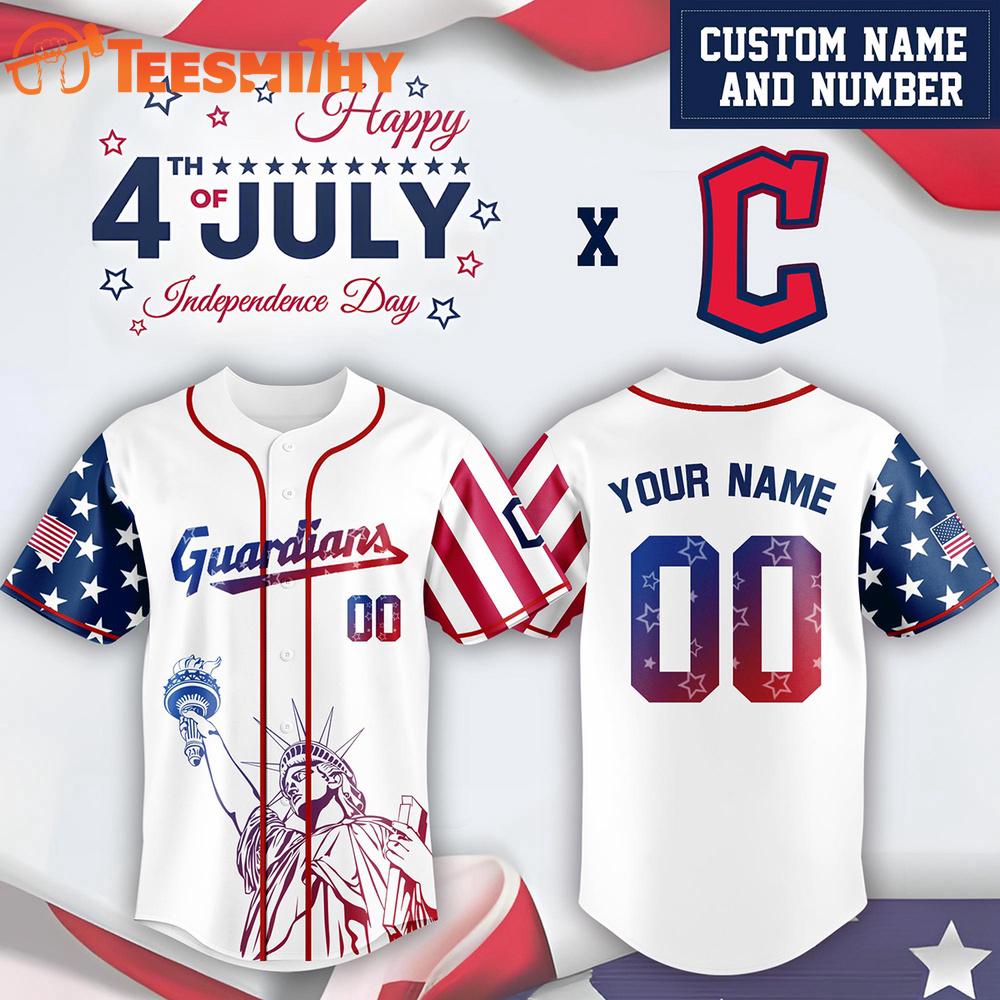 Cleveland Guardians Special Independence Day Limited Edition Baseball Jersey