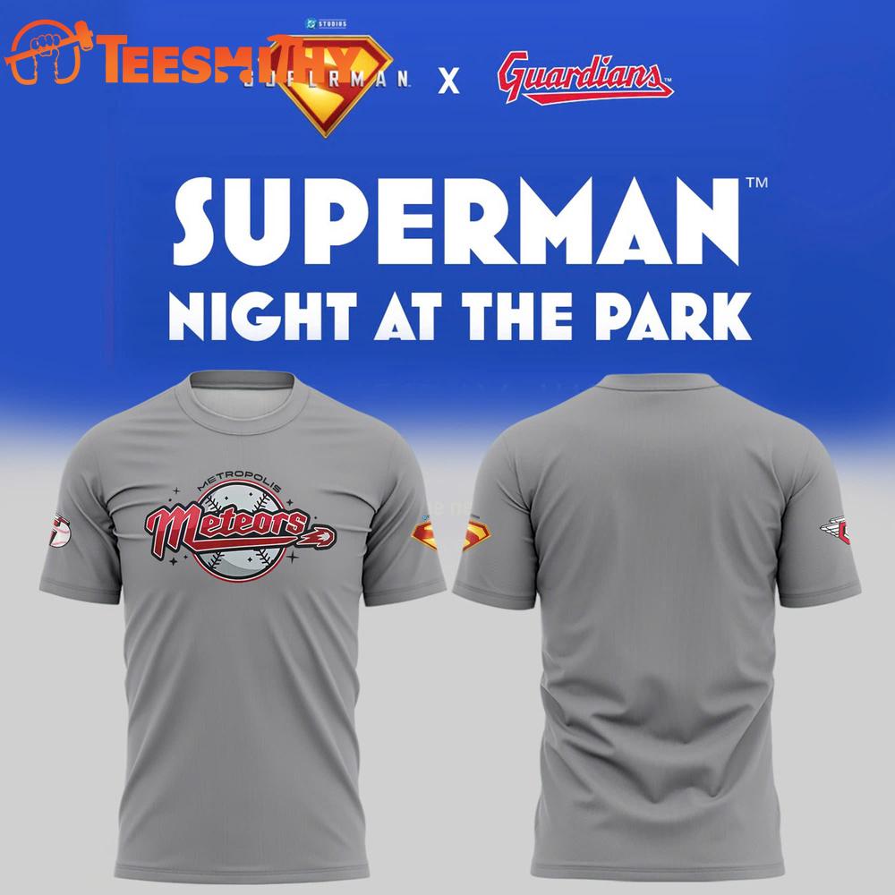 Cleveland Guardians Superman Night 2025 3D Shirt