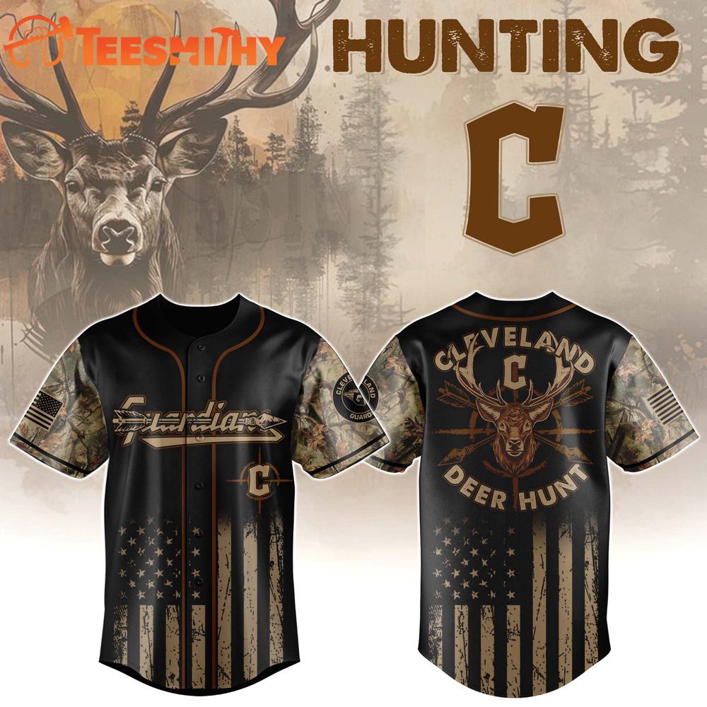 Cleveland Guardians x Deer Hunting Baseball Jersey