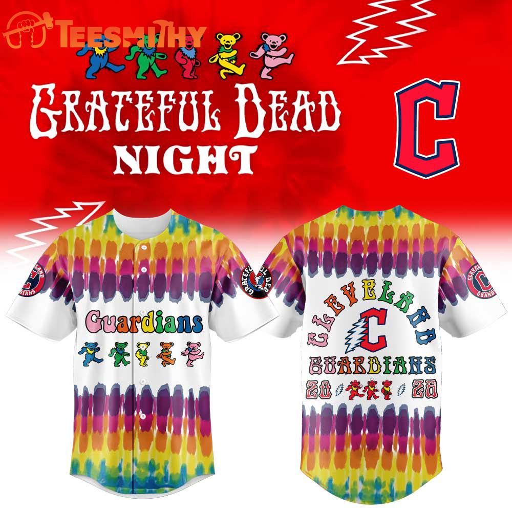 Cleveland Guardians x Grateful Dead Night 2026 Limited Baseball Jersey
