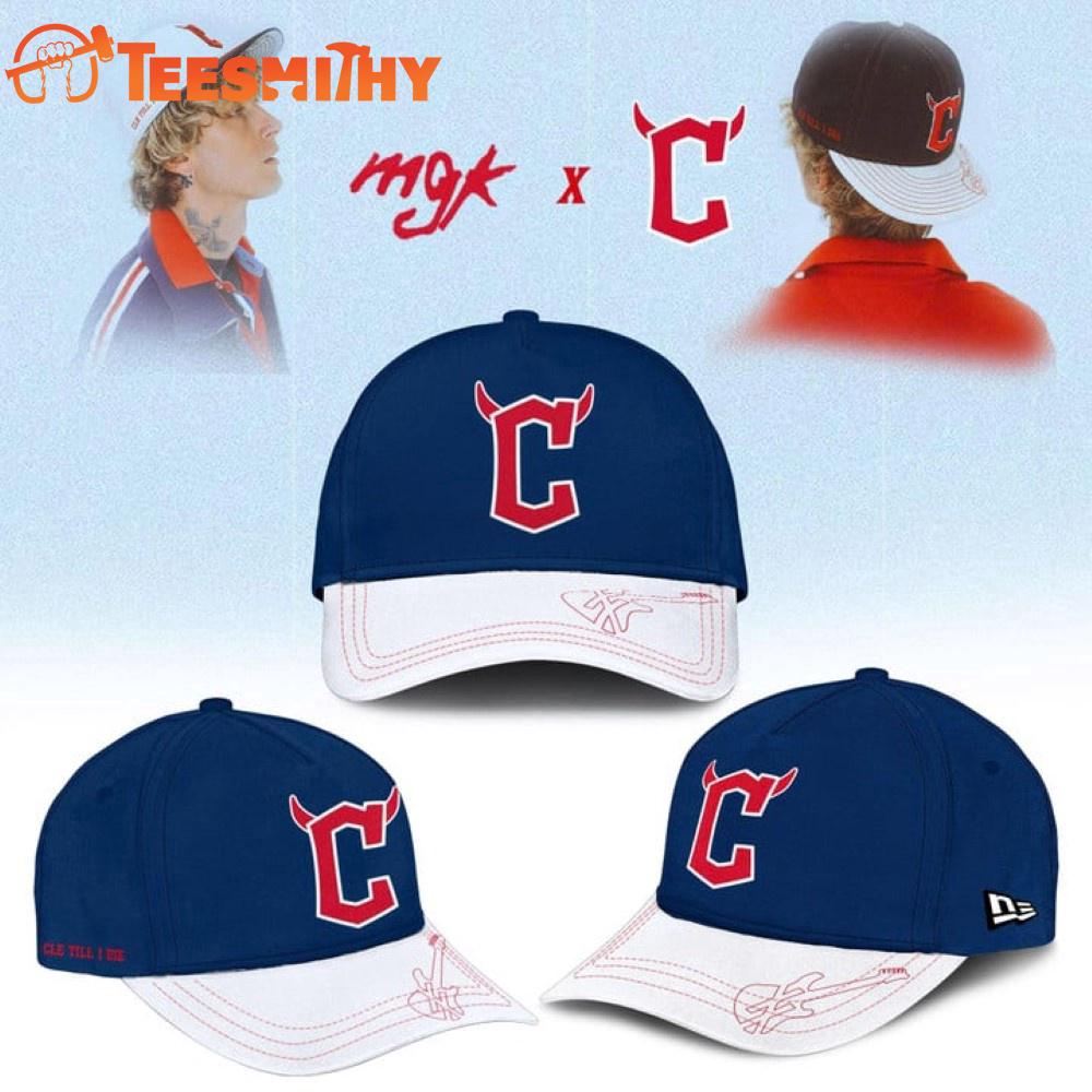 Cleveland Guardians x Machine Gun Kelly Cle Till Die 2025 Baseball Cap Cleveland Guardians x Machine Gun Kelly Cle Till Die 2025 Baseball Cap