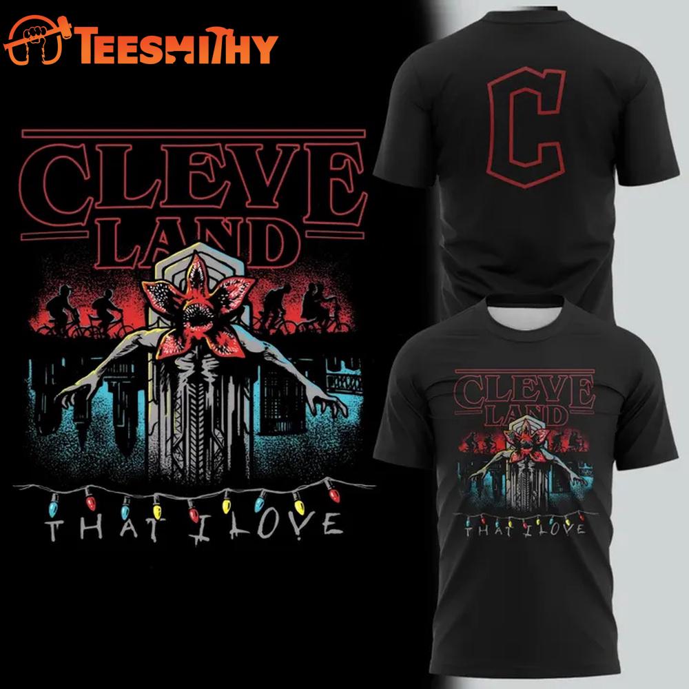 Cleveland Guardians x Stranger Things Limited Edition T Shirt
