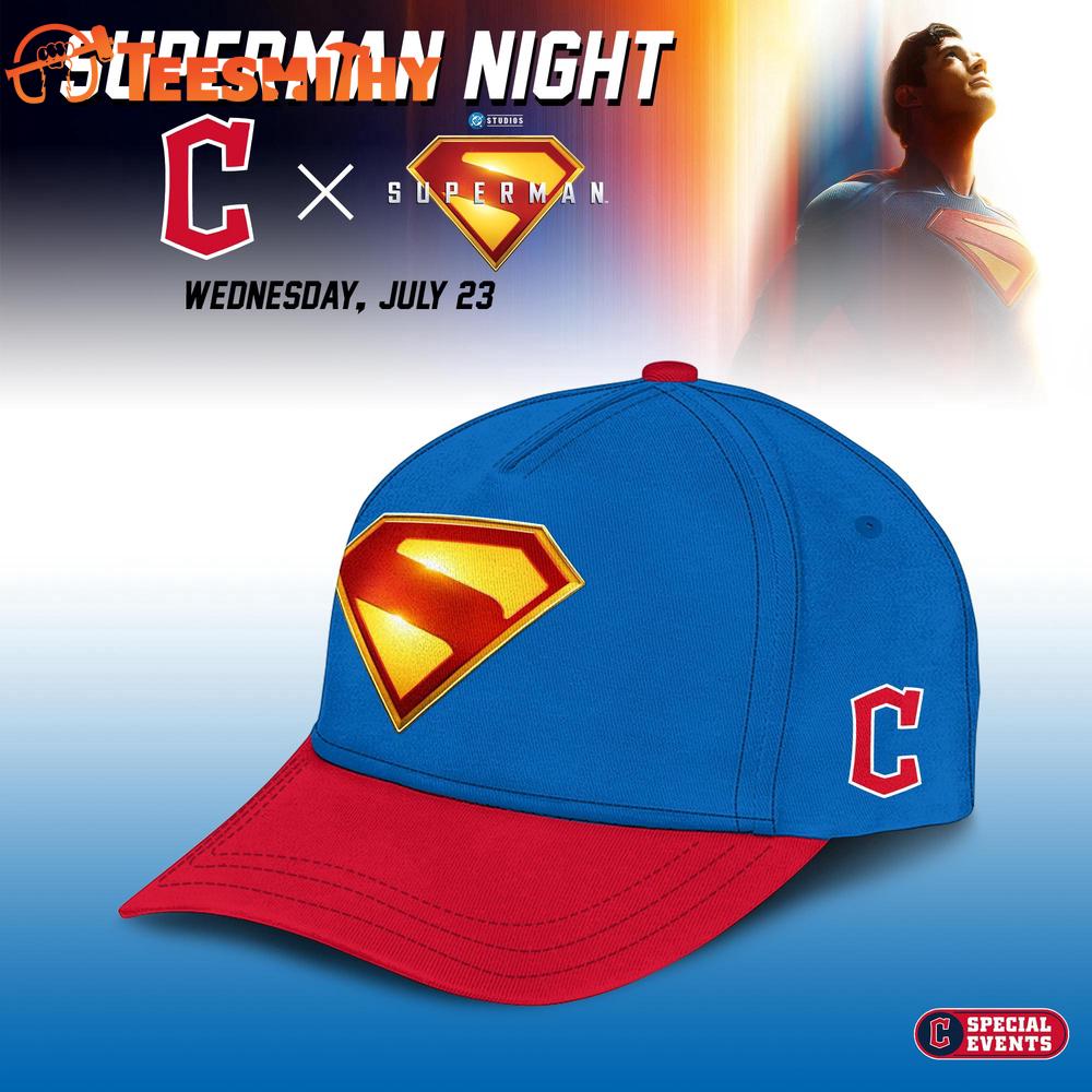 Cleveland Guardians x Superman Night Game 2025 Baseball Cap Cleveland Guardians x Superman Night Game 2025 Baseball Cap