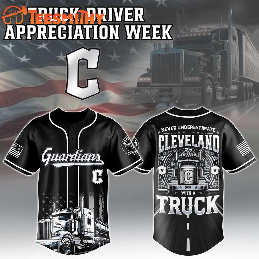 Cleveland Guardians x Truck Driver Limited Baseball Jersey