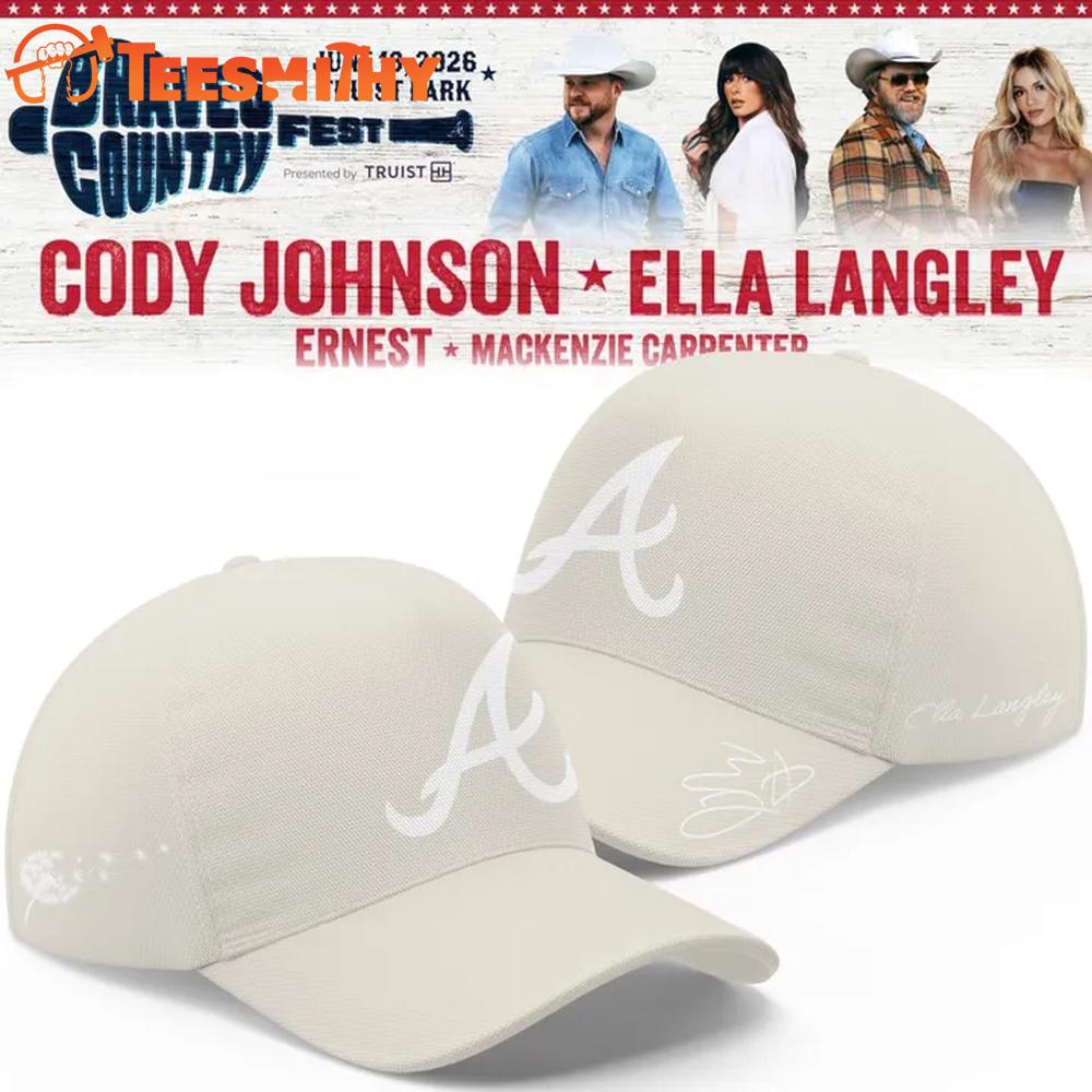 Cody Johnson x Ella Langley x Atlanta Braves 2026 Cap