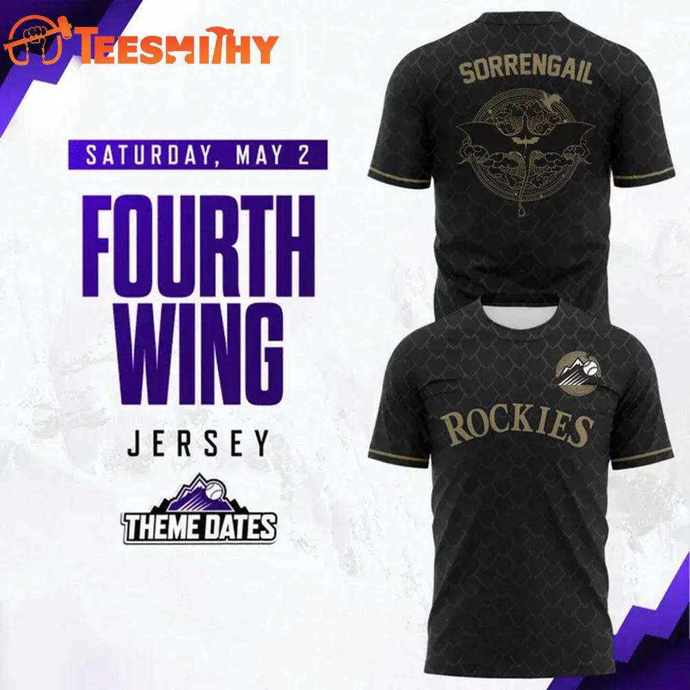 Colorado Rockies Fourth Wing Night Limited Edition T Shirt