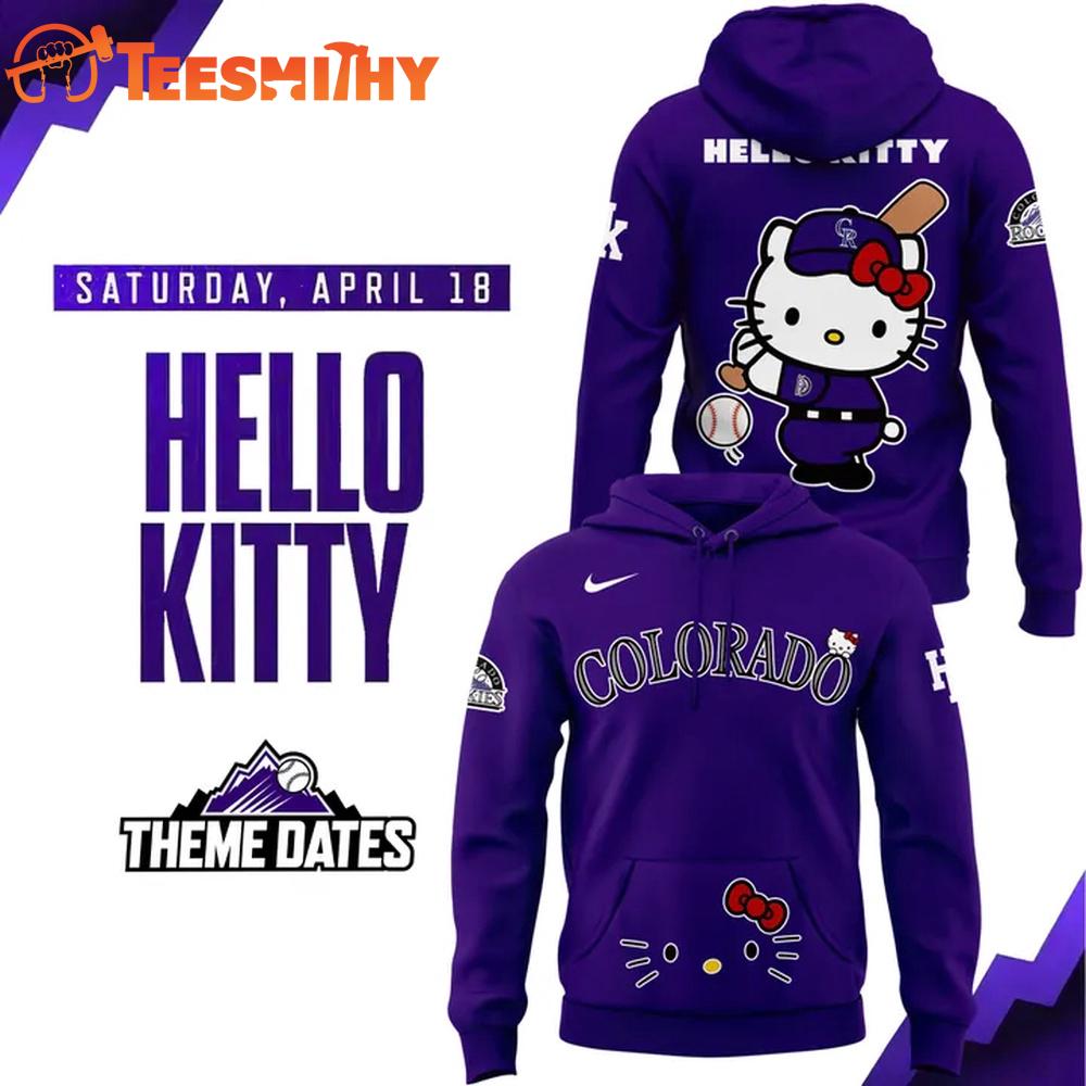 Colorado Rockies x Hello Kitty 2026 Hoodie