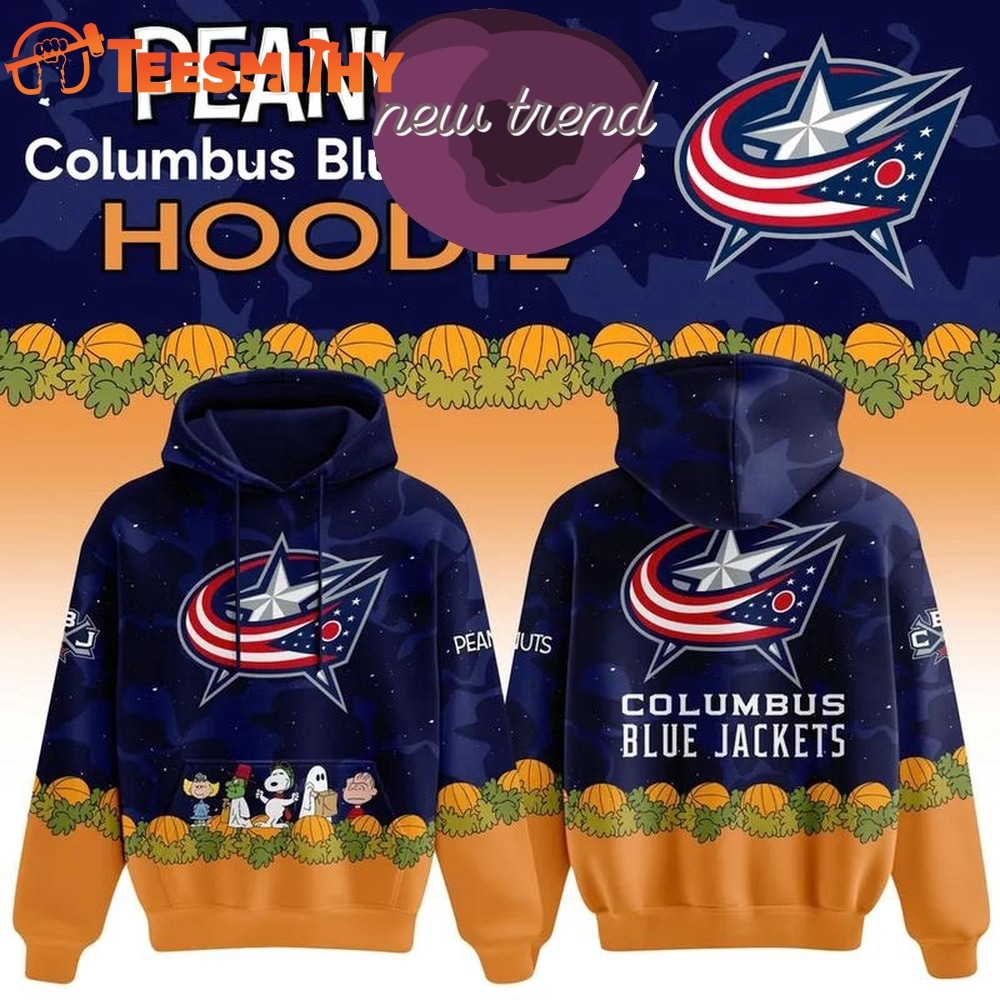 Columbus Blue Jackets x Peanuts Spooktacular 2026 Limited Edition Hoodie