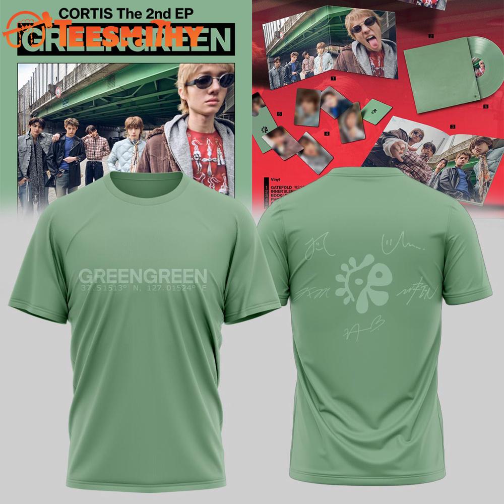 Cortis The 2nd EP GREENGREEN 2026 New Design 3D Shirt
