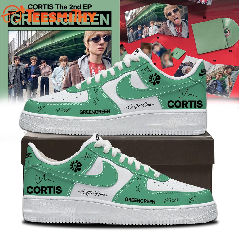Cortis The 2nd EP GREENGREEN 2026 Signature Air Force 1 Shoes Sneaker