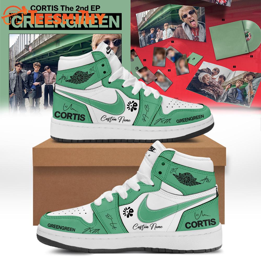Cortis The 2nd EP GREENGREEN 2026 Signature Air Jordan 1 Shoes
