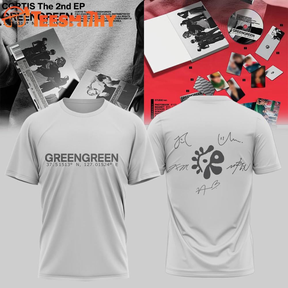 Cortis The 2nd EP GREENGREEN 2026 T Shirt