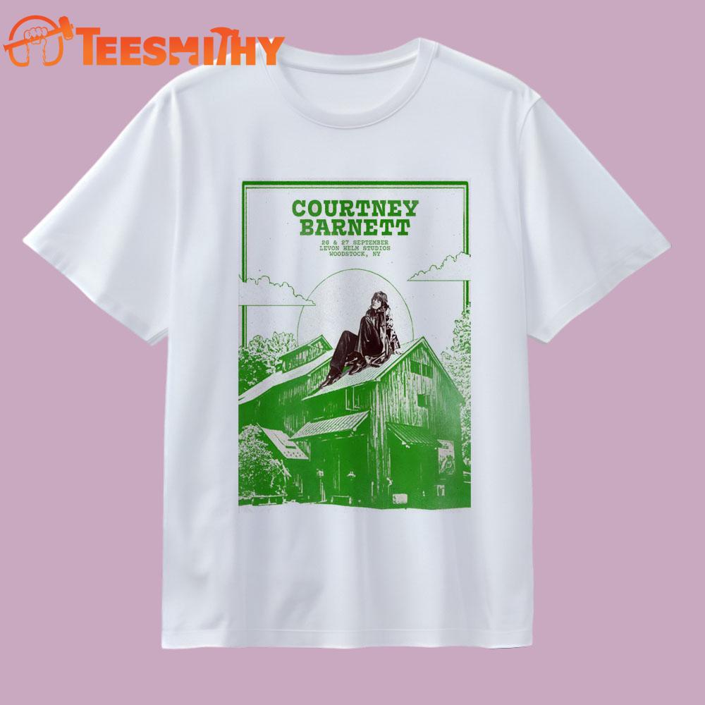 Courtney Barnett In Woodstock NY On September 26-27 2025 T Shirt Courtney Barnett In Woodstock NY On September 26-27 2025 T Shirt