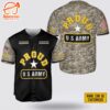 Custom Name Proud US Army United State Army Veteran Baseball Jersey
