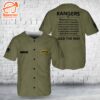 Custom Name US Army Rangers Baseball Jersey