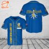 Custom Name US Navy Blue Angles AOP Baseball Jersey