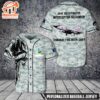 Custom Name USAF Convair F-106 Delta Dart 186th Fighter Interceptor Squadron Montana Air National Guard Baseball Jersey