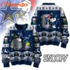 Dallas Cowboys 2025 NFL Peanuts Snoopy Funny Christmas Ugly Sweater
