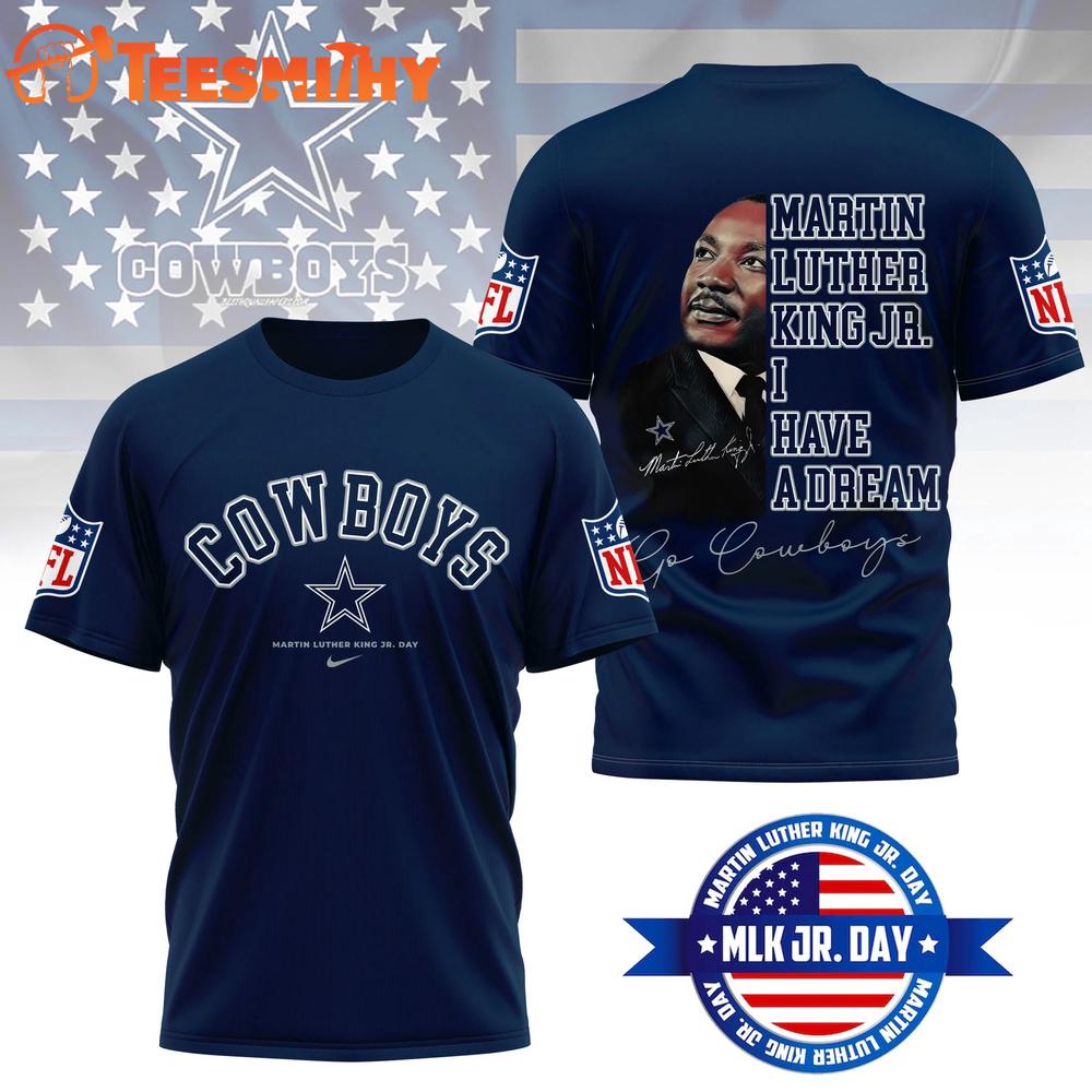 Dallas Cowboys 2026 NFL Martin Luther King JR. Day 3D Shirt