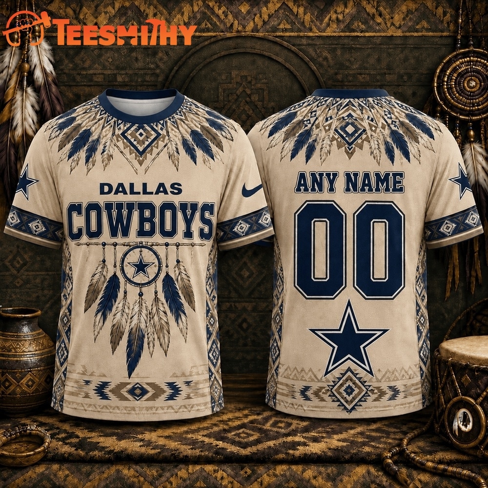 Dallas Cowboys 2026 NFL Native American Heritage 3D Shirt