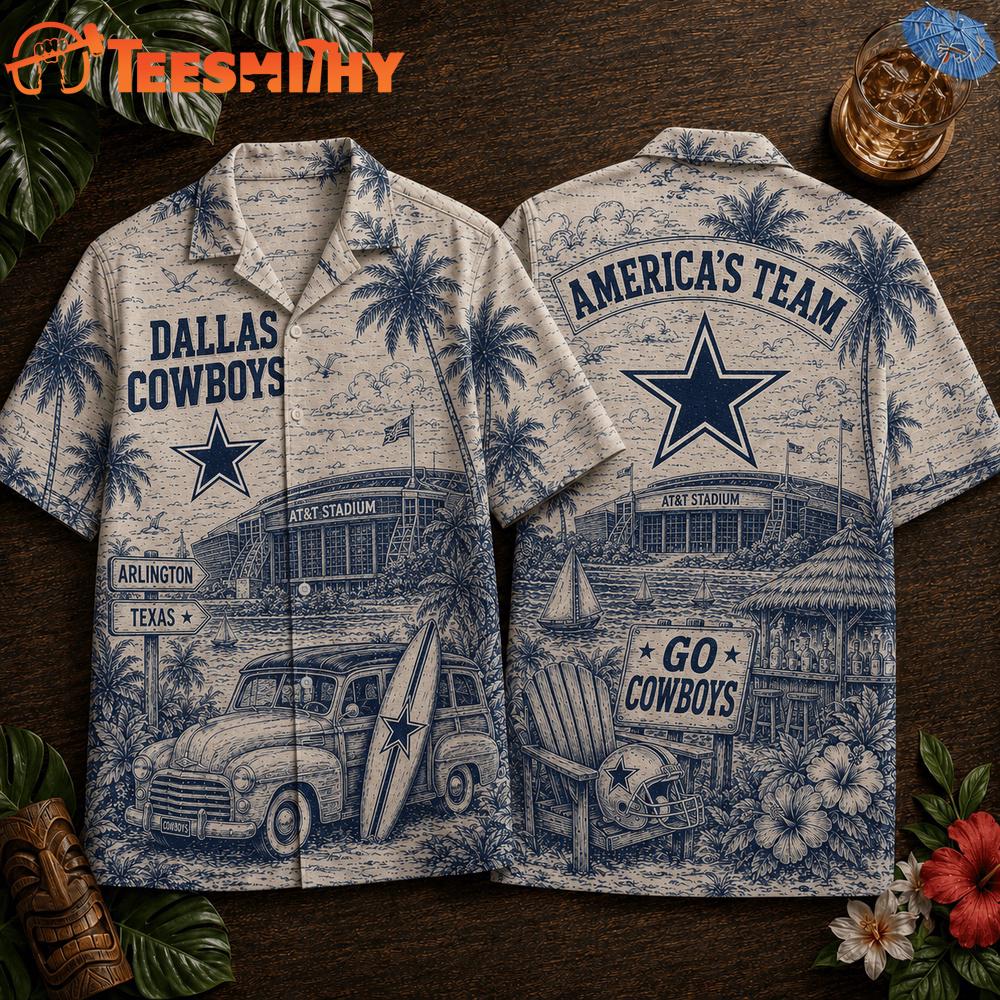 Dallas Cowboys 2026 NFL Summer Vintage Hawaiian Shirt